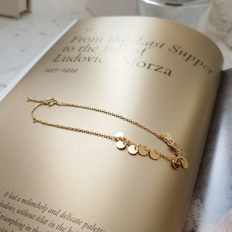 Gold Coin Bracelet