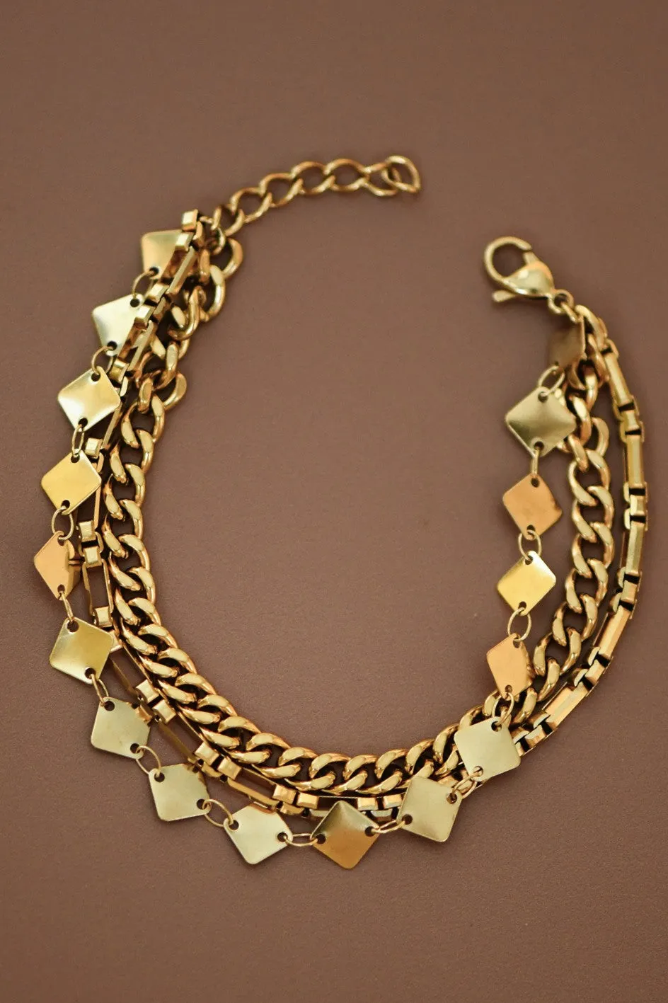 Gold Dipped Chain Bracelet