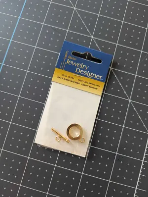Gold Plated Toggle Clasp & Ring - by Darice