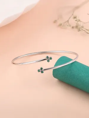 Green Emerald Cuff Bangle