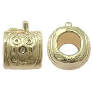 Halloween Smiley Pumpkin European Bead Compatible for Most European Snake Chain Bracelet