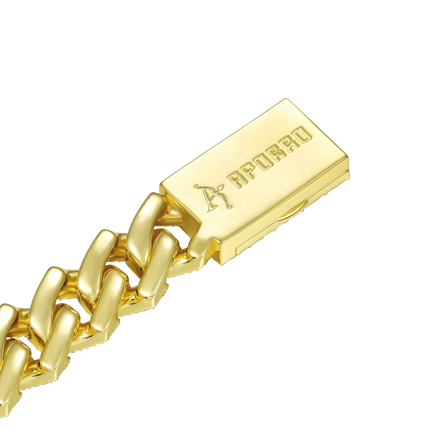 Halo Emerald Cut Prong Cuban Link Bracelet