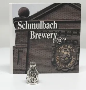 Hand Made Sterling Silver Schmulbach Brewery Wheeling Bead