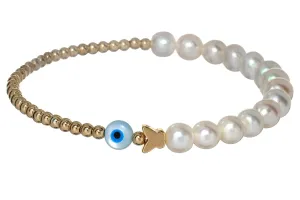 HAZEL | Stretchy Anti-Tarnish 14K Gold Filled beads Bracelet