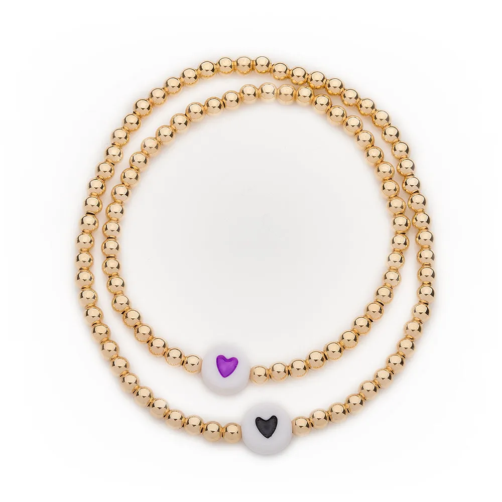 Heart Bead Bracelet