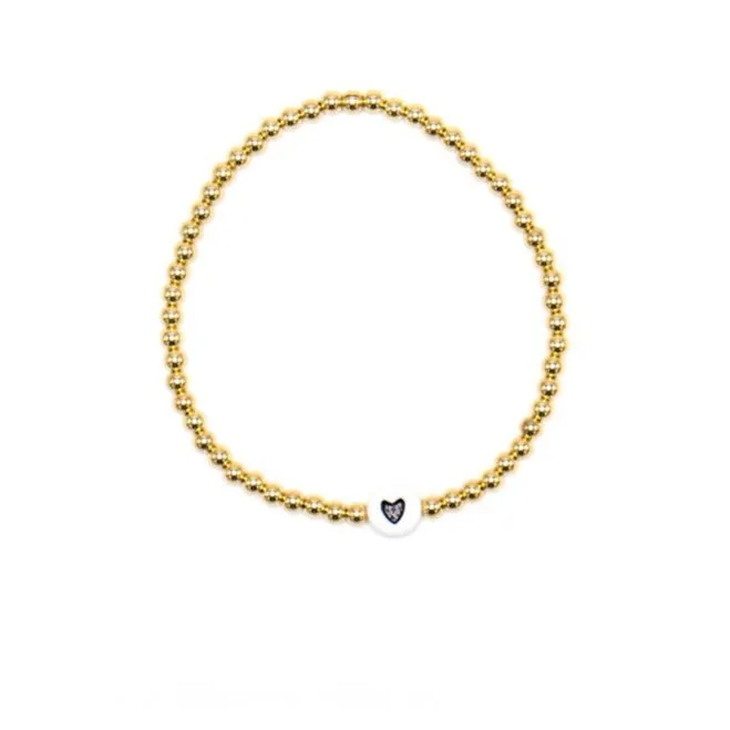 Heart Bead Bracelet