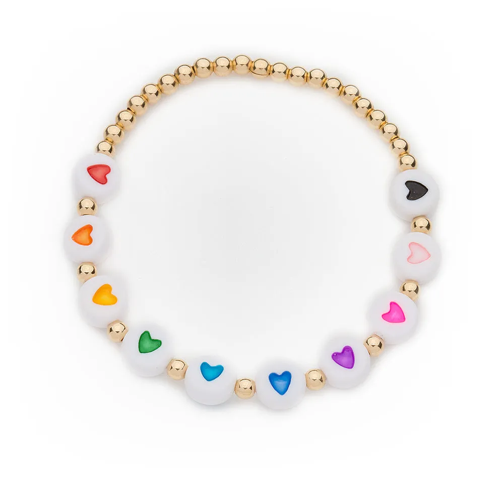 Heart Bead Bracelet