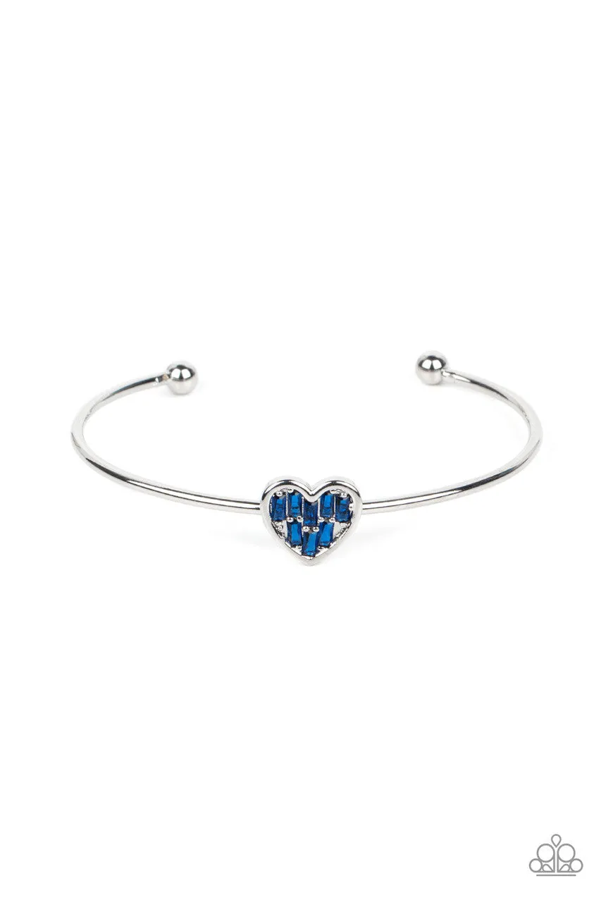 Heart of Ice Blue Paparazzi Bracelet