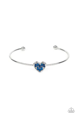 Heart of Ice Blue Paparazzi Bracelet