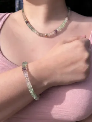 Heishi Fluorite Bracelet