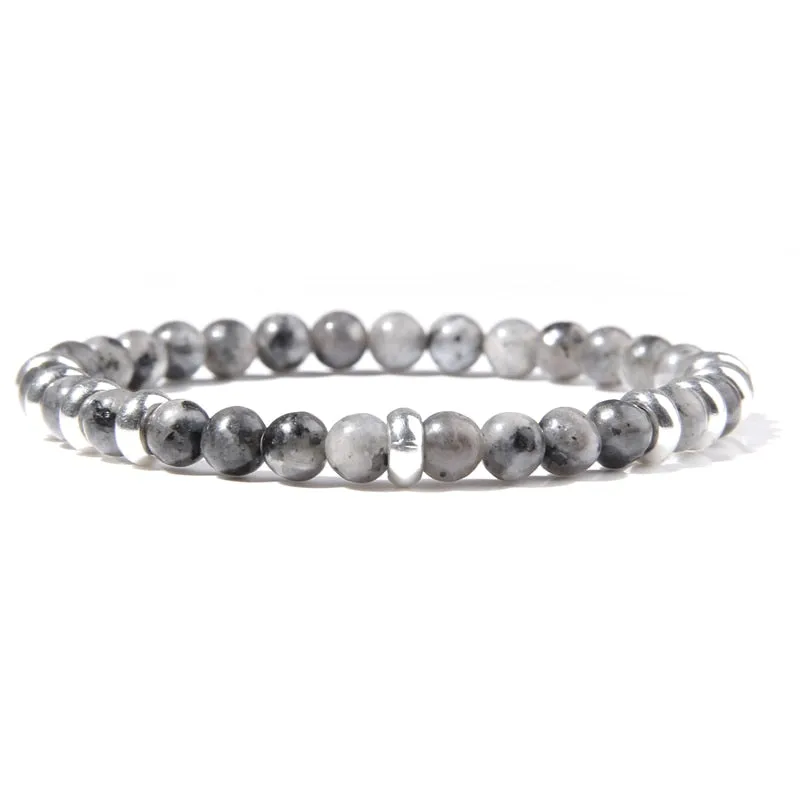 Hematite Bracelets Matte Rainbow Flash Moonstone