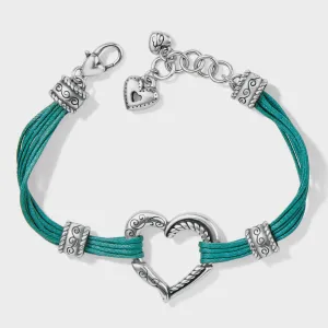 Heritage Heart Bracelet - Green