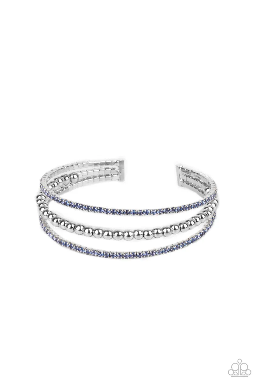 High-End Eye Candy Blue Paparazzi Bracelet