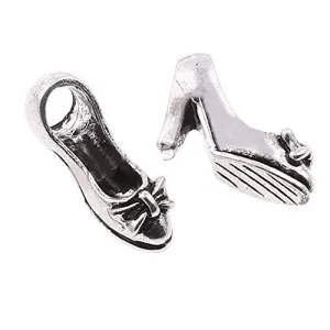 High Heel Shoe Charm European Bead Compatible for Most European Snake Chain Bracelet