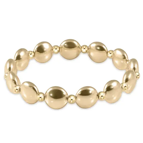 Honesty Grateful Pattern 10mm Bead Bracelet