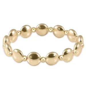 Honesty Grateful Pattern 10mm Bead Bracelet