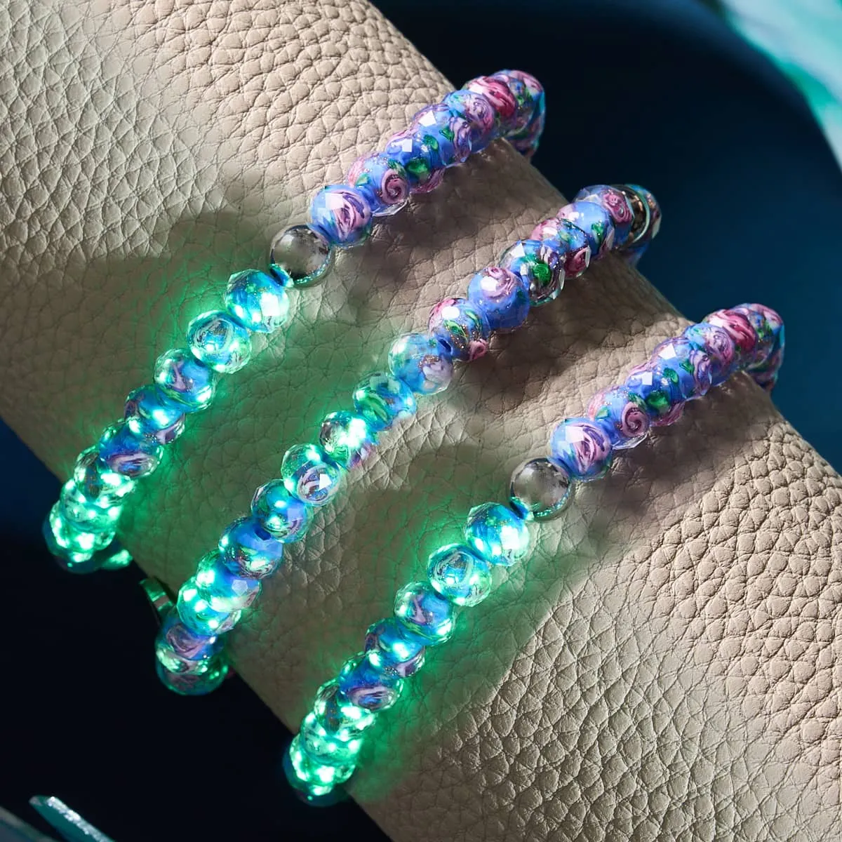 Hyacinth | Firefly Glass Diamonds Bracelet