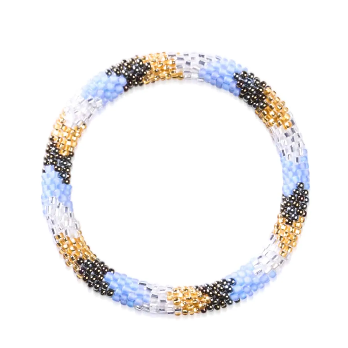 Ice Queen | Himalayan Glass Bead Bracelet