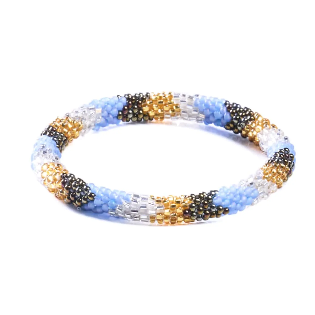 Ice Queen | Himalayan Glass Bead Bracelet