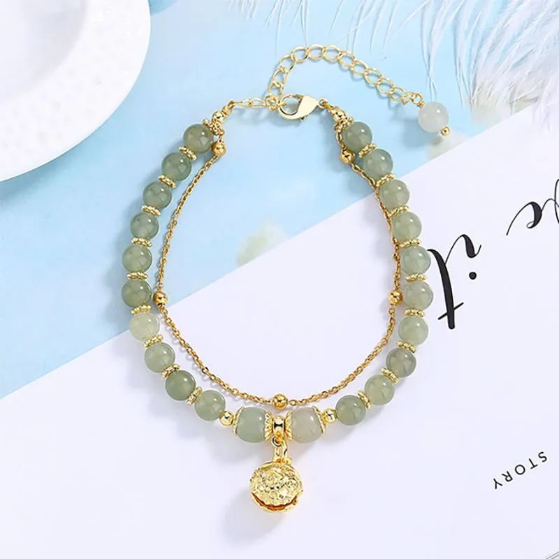 Ideal Gift - Elegant Faux Jade Bracelet