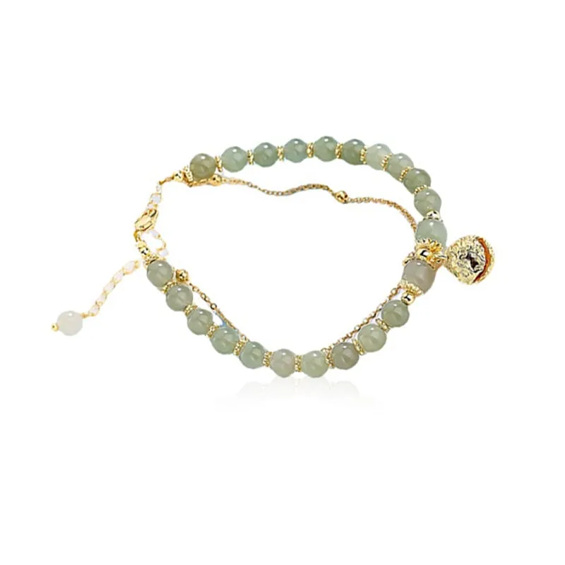 Ideal Gift - Elegant Faux Jade Bracelet