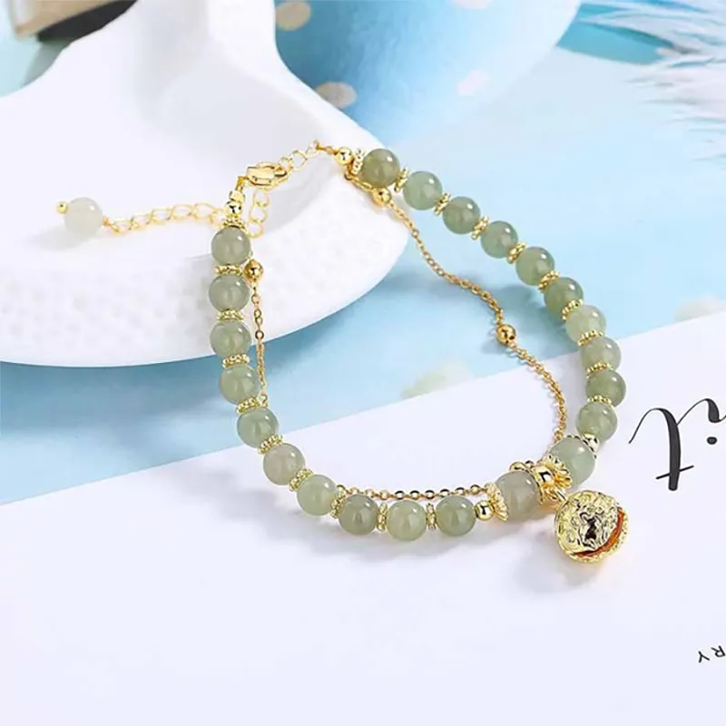 Ideal Gift - Elegant Faux Jade Bracelet