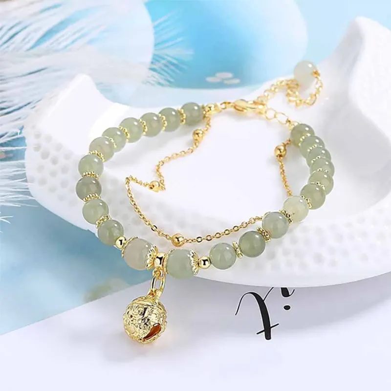 Ideal Gift - Elegant Faux Jade Bracelet