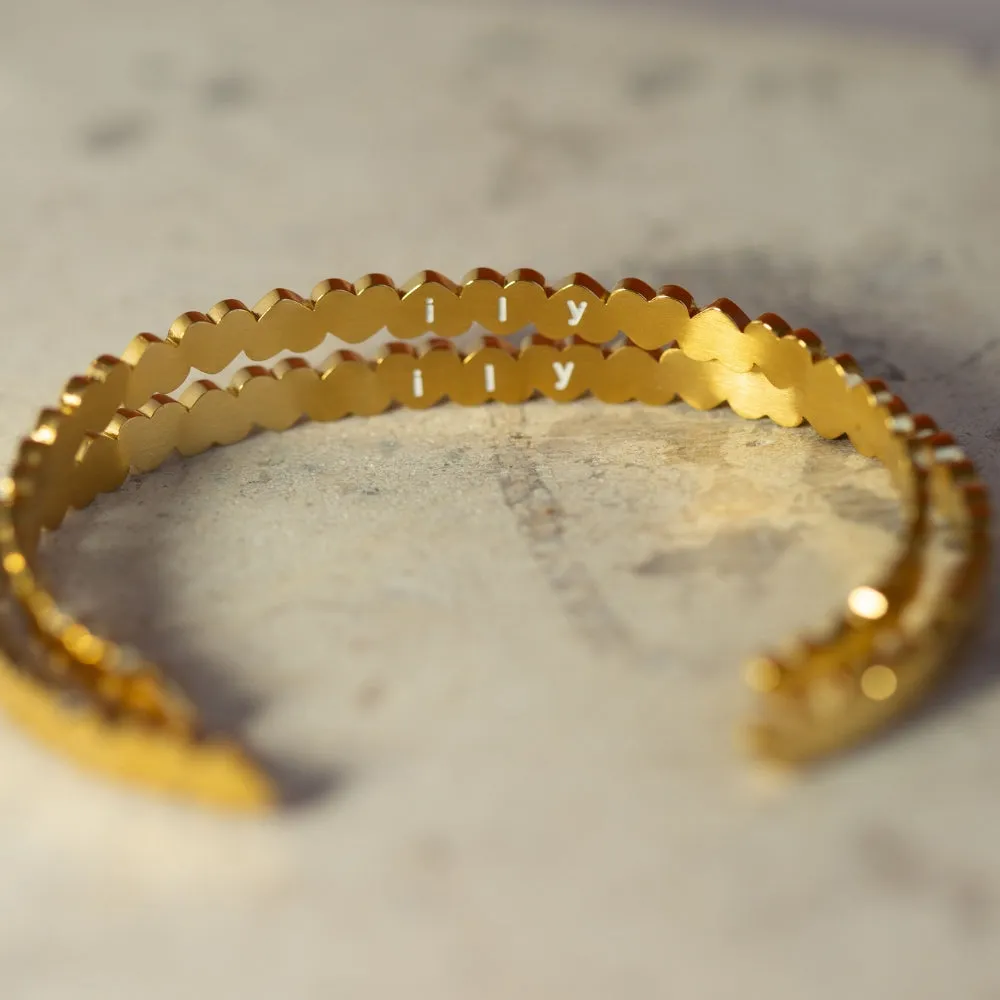 ILY - Heart Bracelet
