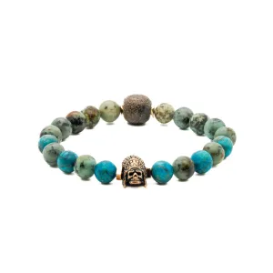 Indian Men Turquoise Beaded Bracelet