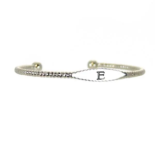 Initial Bracelet Cuff