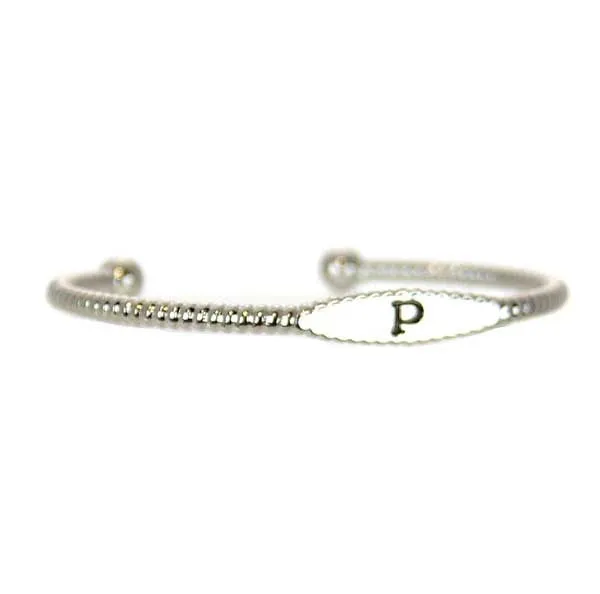Initial Bracelet Cuff