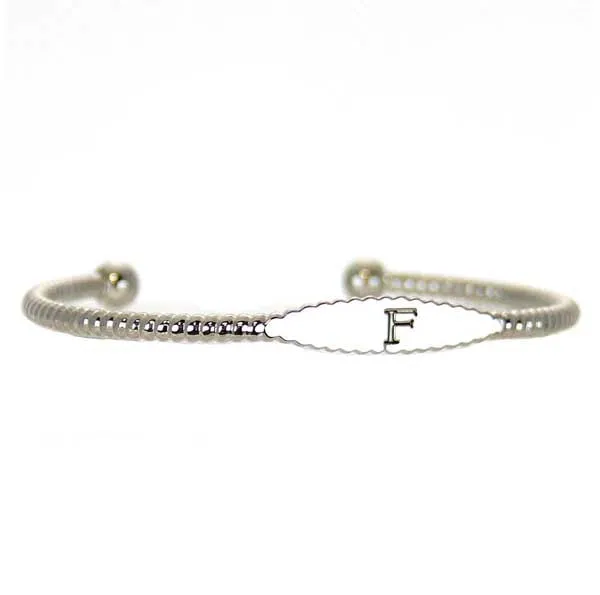 Initial Bracelet Cuff