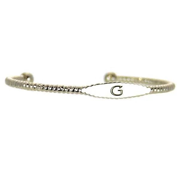 Initial Bracelet Cuff