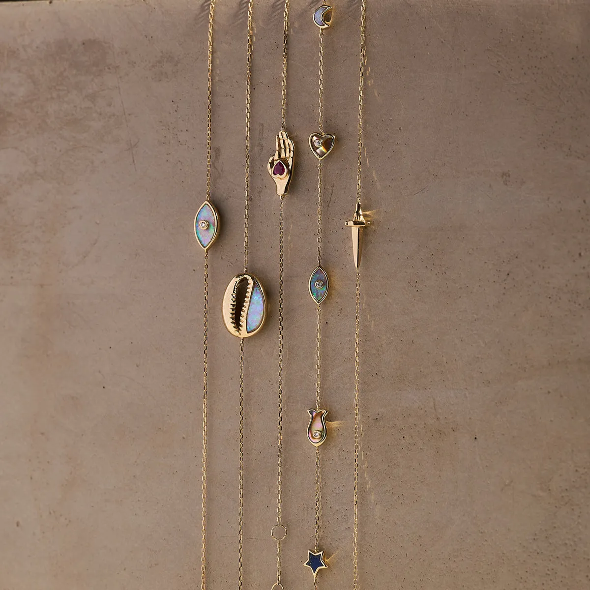 Inlay Eye Bracelet