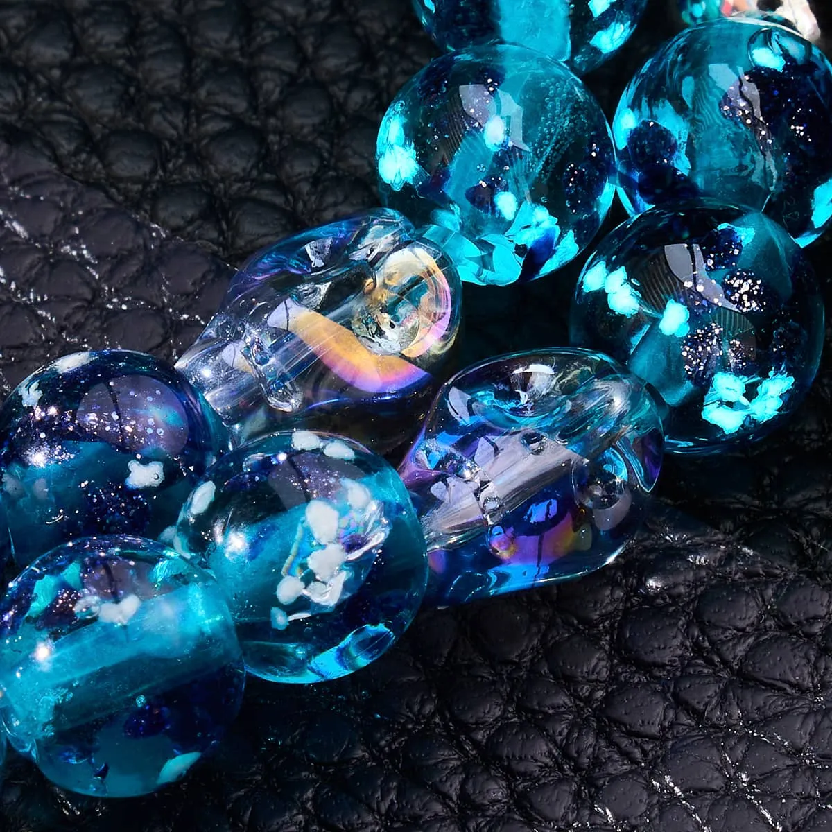 Into the Blue Moon | Firefly Glass Bracelet