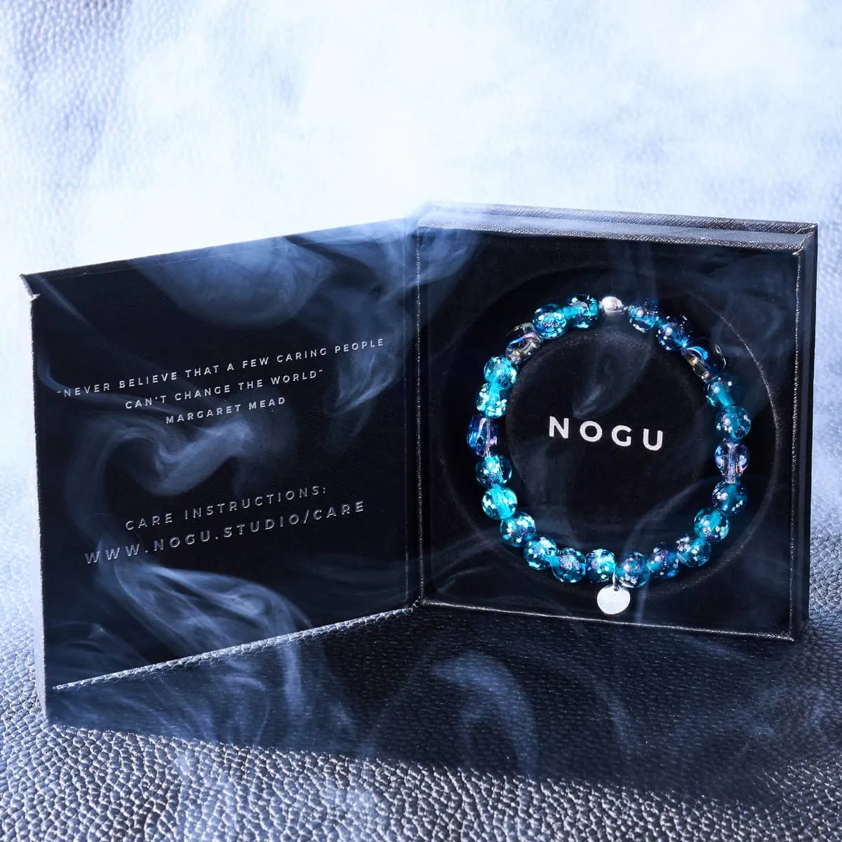 Into the Blue Moon | Firefly Glass Bracelet