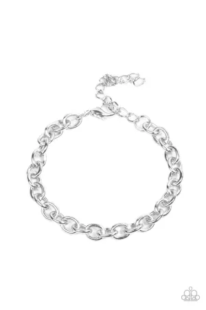 Intrepid Method Silver Paparazzi Bracelet