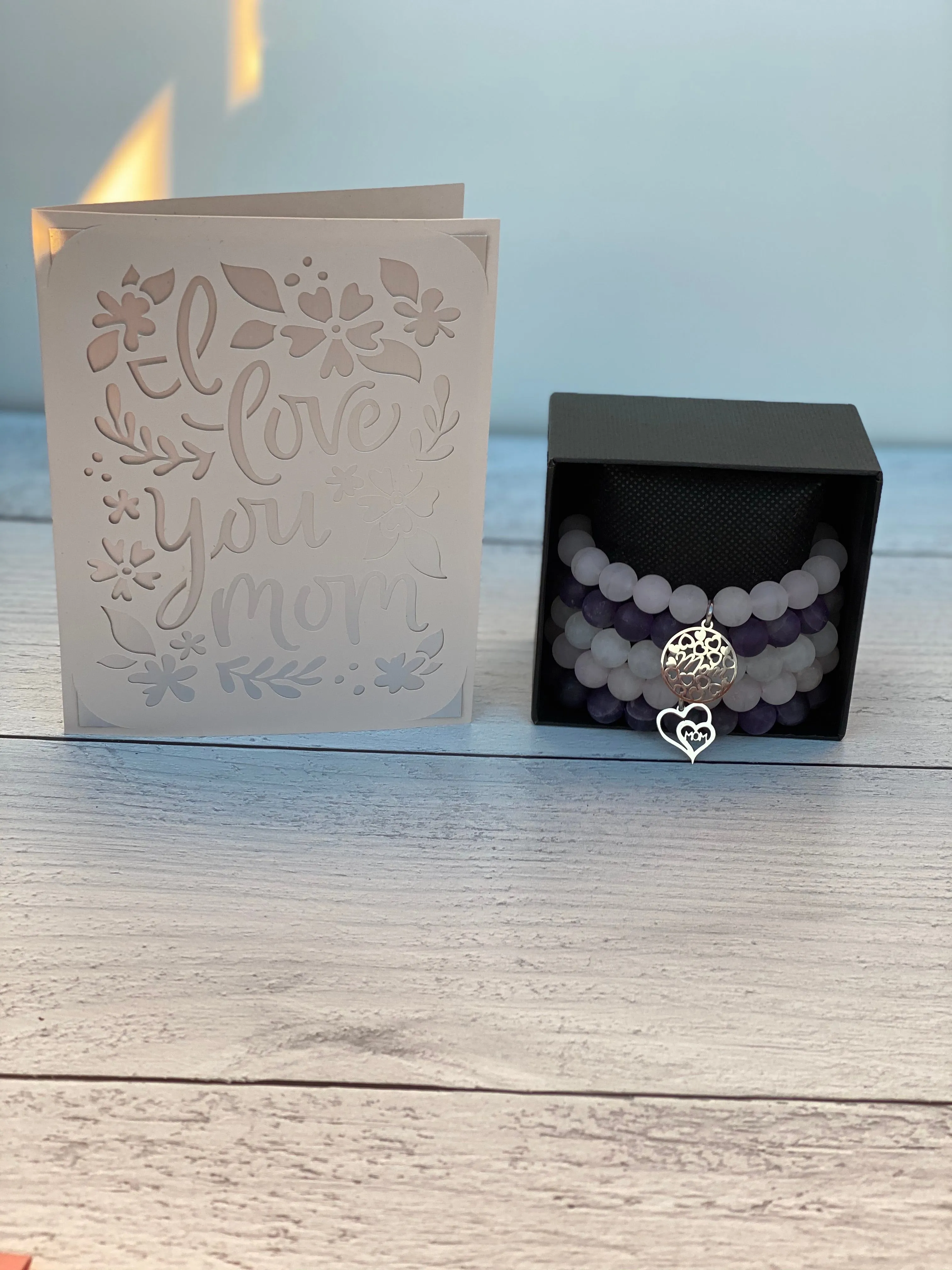 Jade Amethyst And Quartz Mom Stack Box Set