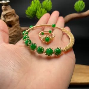Jade Bracelets for Women Beads Men Ring Gemstone