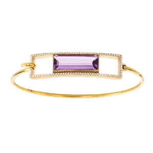 Jane Taylor Rosebud Collection Amethyst Bracelet