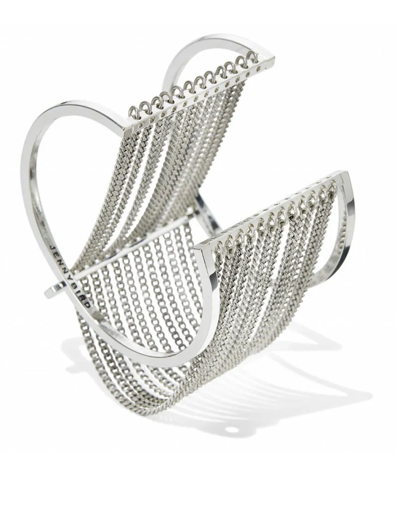 Jenny Bird Fallingwater Cuff in Silver