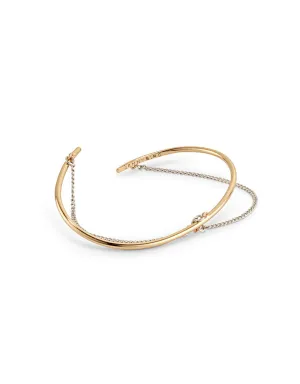 Jenny Bird Rill Cuff in Gold/Silver