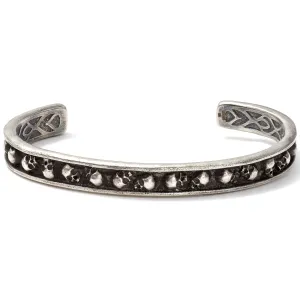 John Varvatos Sterling Silver Skull Cuff