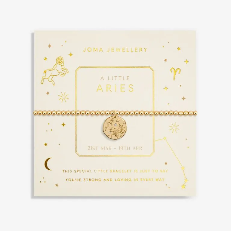 Joma Gold Aries Star Sign Bracelet