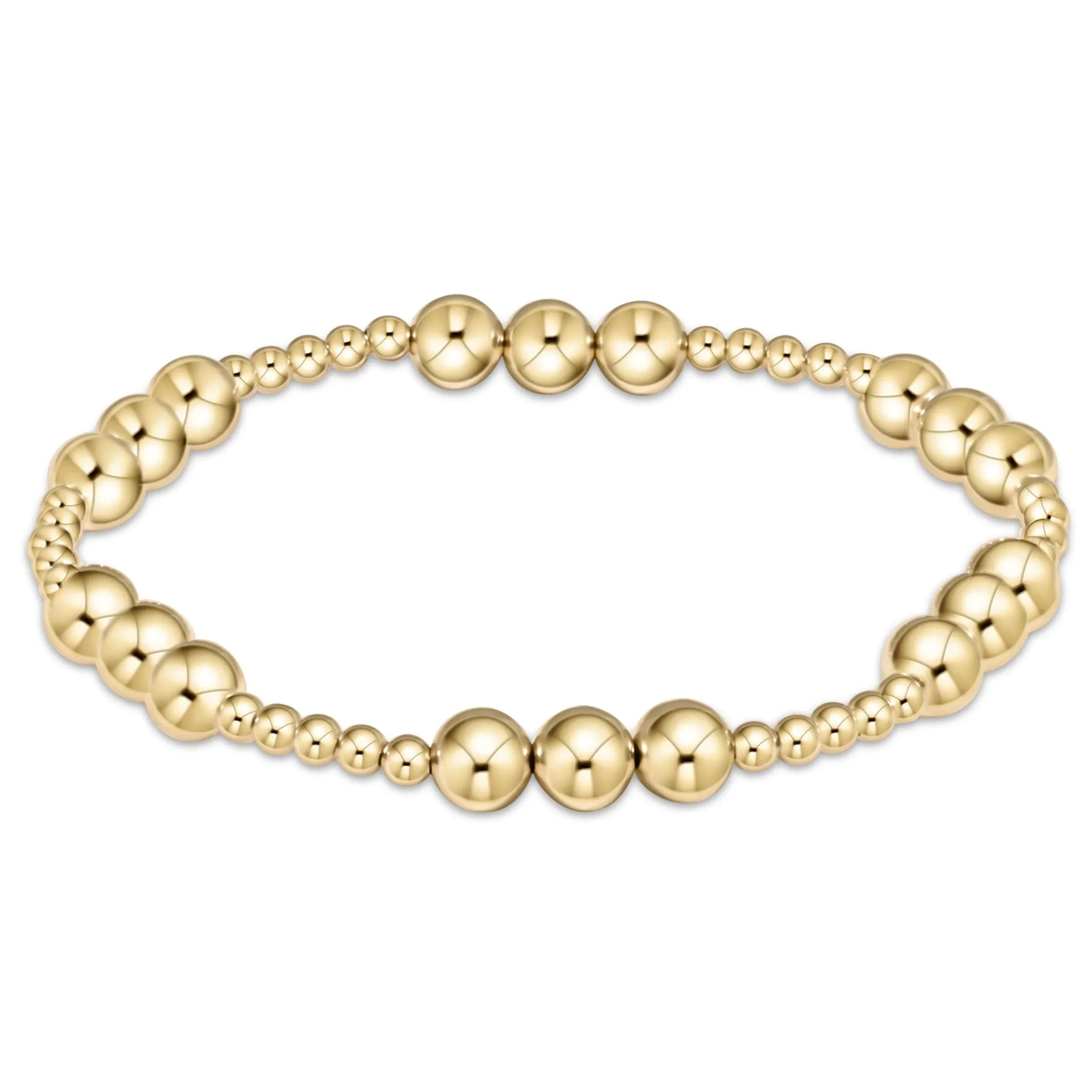 Joy Pattern 4mm Bead Bracelet