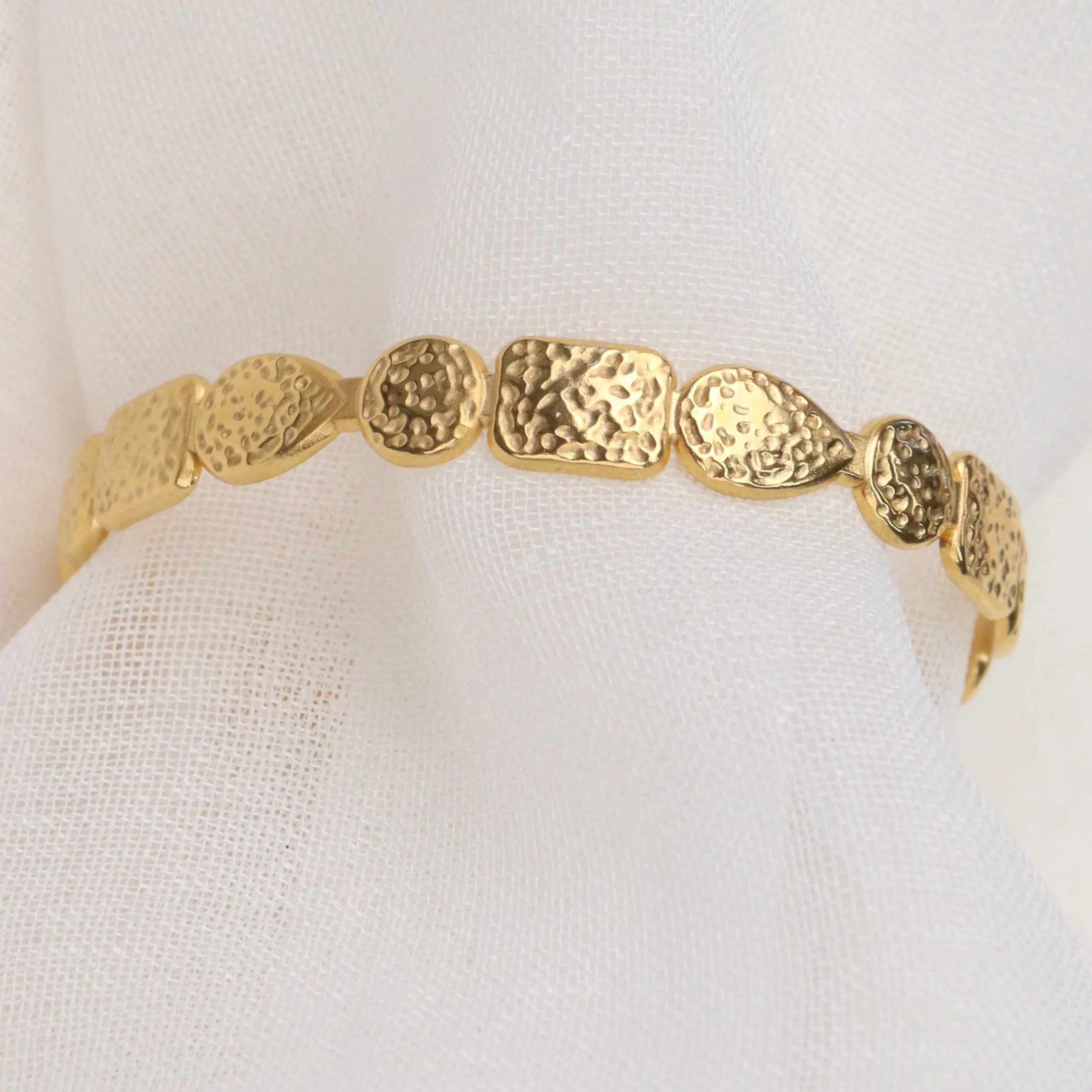 Juvelle | Stainless Steel 18K Gold Plated Cuff Bangle