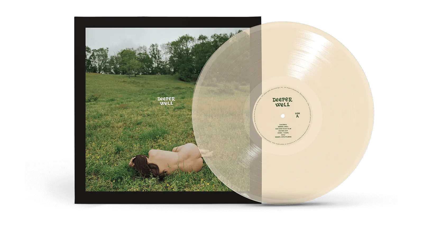 Kacey Musgraves : Deeper Well (180g Transparent Cream Vinyl with limited edition alternate cover) (Exclusive to The Record Hub.com)
