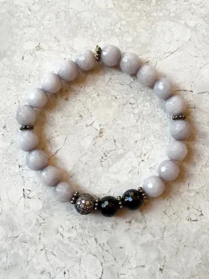 KAT GUNMETAL gray jade/onyx