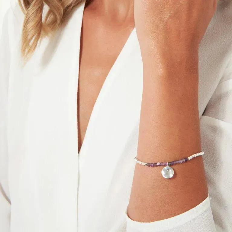 Katie Loxton A Little: February Birthstone Bracelet