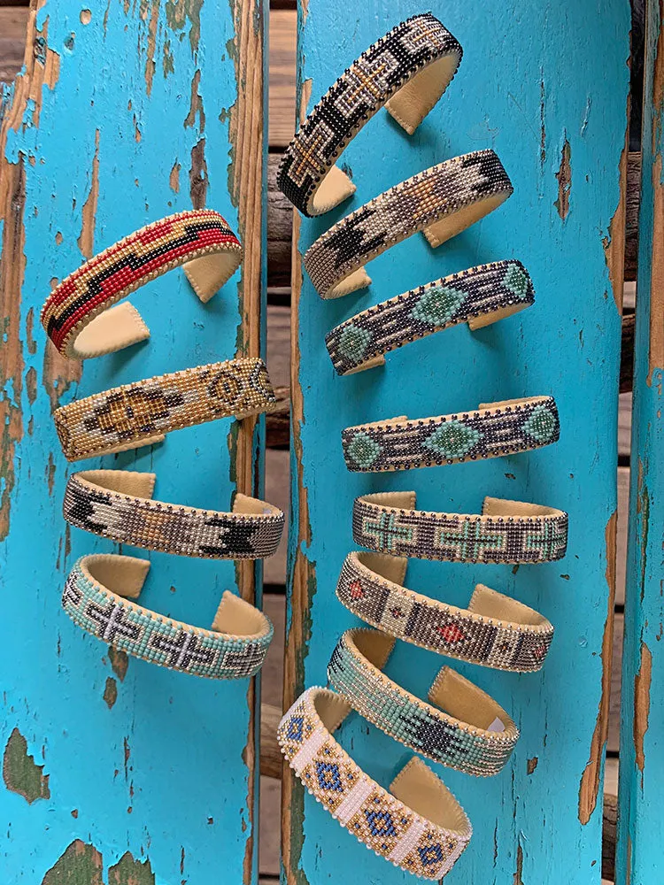 Kelly Etkie Glass Bead Cuff